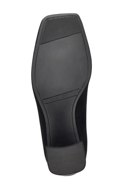 Nine West Yolend Square Toe Pump In Black
