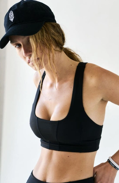Free People Fp Movement Out Of Your League Sports Bra In Burning Up