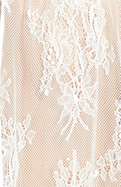 Shop Hanky Panky 'victoria' Lace Chemise & G-string In Light Ivory