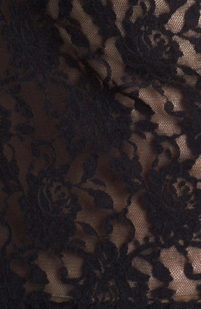 Hanky Panky Stretch Lace Chemise In Black