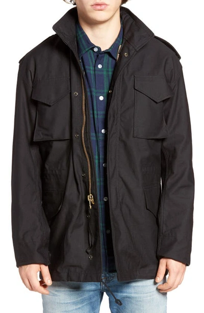 Shop Alpha Industries M-65 Field Jacket In Black