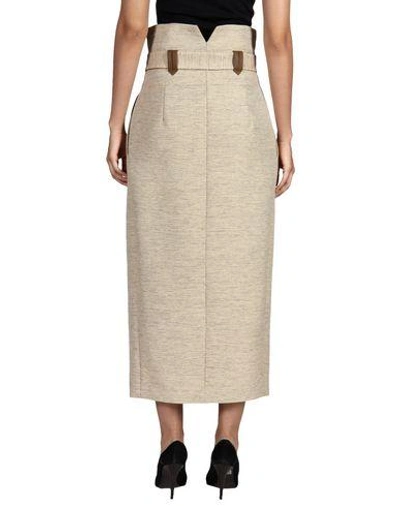 Shop The Row Long Skirts In Beige