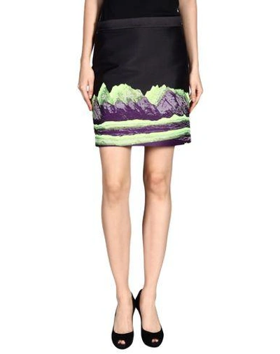 Shop Alexander Wang Mini Skirt In Acid Green