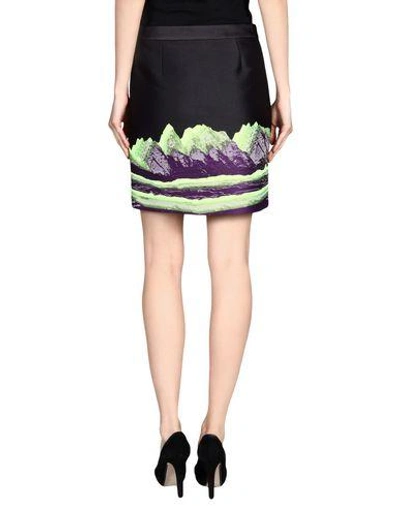 Shop Alexander Wang Mini Skirt In Acid Green