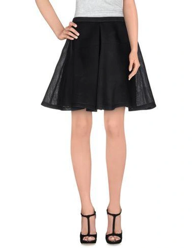 Shop Jovonna Knee Length Skirts In Black