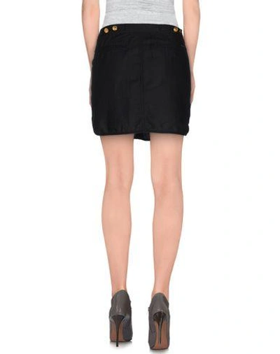 Shop Maison Scotch Mini Skirt In Black
