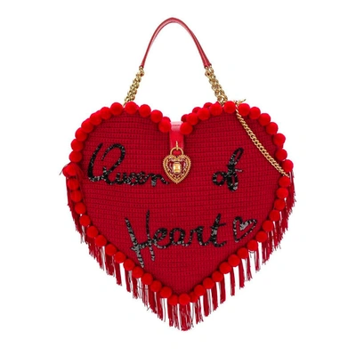Shop Dolce & Gabbana My Heart Bag In Red
