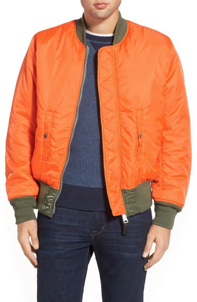 Shop Alpha Industries Ma-1 Reversible Bomber Jacket In Sage