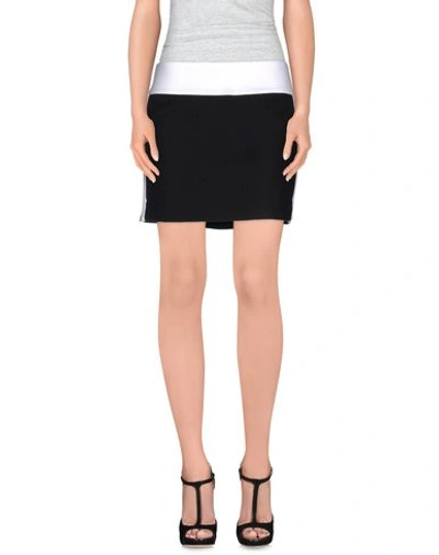 Helmut Lang Mini Skirts In Black