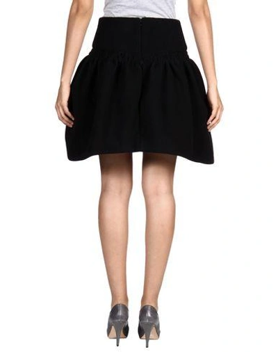 Shop Simone Rocha Knee Length Skirts In Black