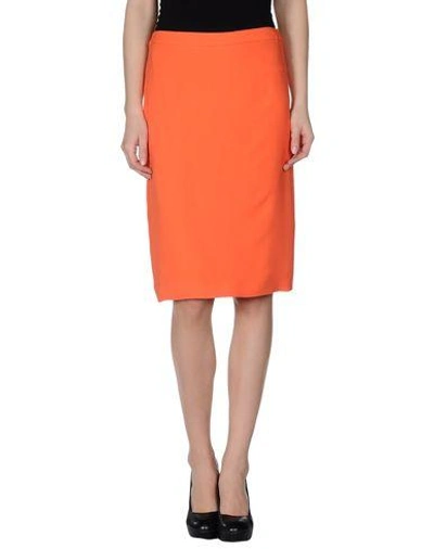 Shop Ports 1961 Knee Length Skirt In Coral