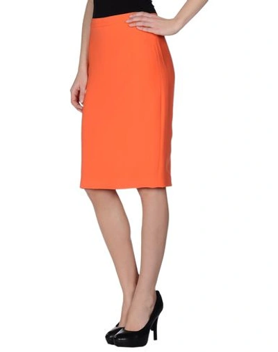 Ports 1961 Knee Length Skirt In Coral