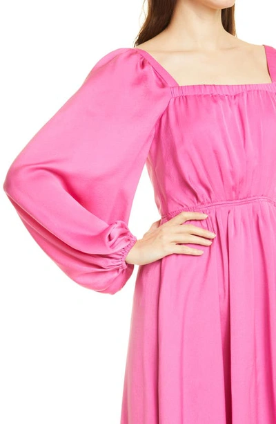 Shop Kobi Halperin Stavy Long Sleeve In Pink Lady
