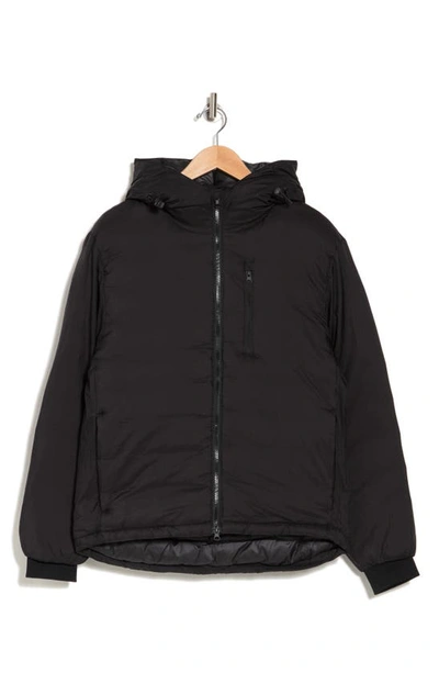 Shop Slate & Stone Brady Micro Ripstop Zip Jacket In Black