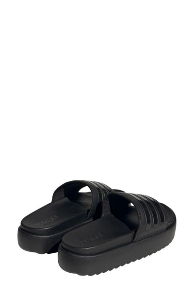 Shop Adidas Originals Adilette Sandal In Black/ Black/ Black