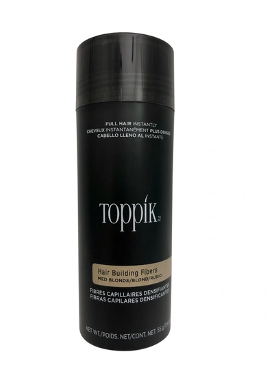 Shop Toppik Hair Building Fibers Medium Blonde 1.94 oz Each In Black