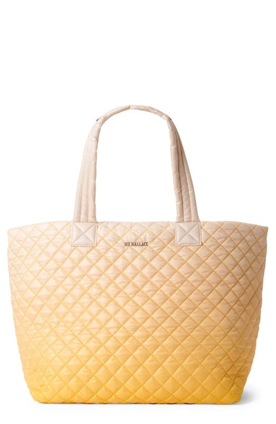 Shop Mz Wallace Deluxe Large Metro Tote In Sunflower Ombre