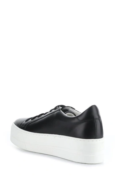 Bos. & Co. Mona Platform Slip-on Sneaker In Black Verona Leather