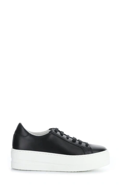 Shop Bos. & Co. Maya Platform Sneaker In Black Verona Leather