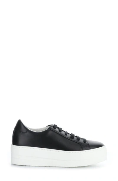 Bos. & Co. Mona Platform Slip-on Sneaker In Black Verona Leather