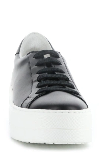 Bos. & Co. Mona Platform Slip-on Sneaker In Black Verona Leather