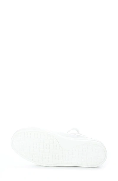 Bos. & Co. Maya Platform Sneaker In White Verona Leather