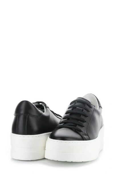 Bos. & Co. Mona Platform Slip-on Sneaker In Black Verona Leather