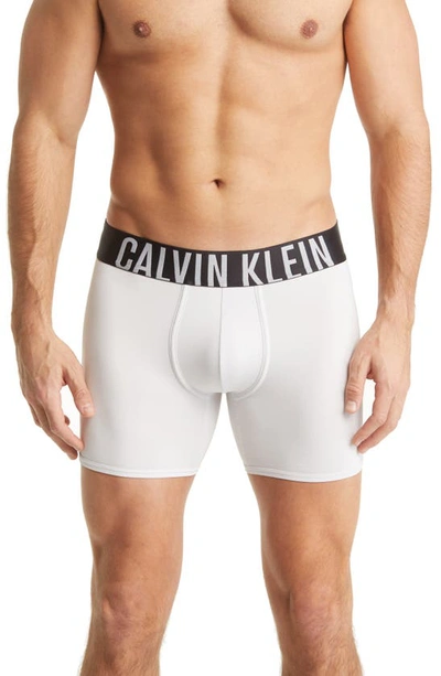 Shop Calvin Klein 3-pack Boxer Briefs In White/ Red Combo