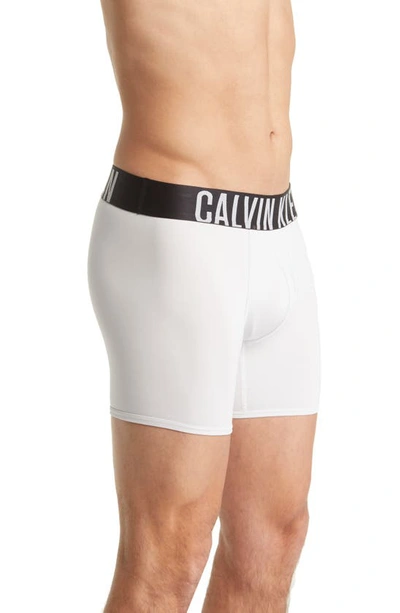 Shop Calvin Klein 3-pack Boxer Briefs In White/ Red Combo