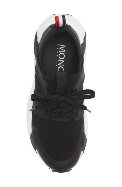 Shop Moncler Lunarove Sneaker In Black/ Black