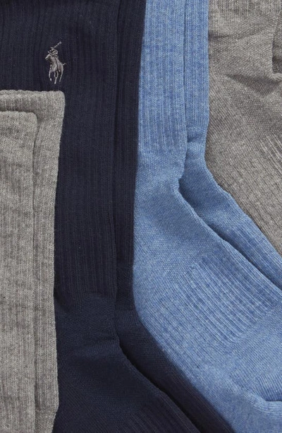 Polo Ralph Lauren Assorted 6-pack Crew Socks In Denim