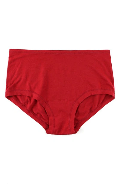 Shop Hanky Panky Playstretch Boyshorts In Cayenne Red