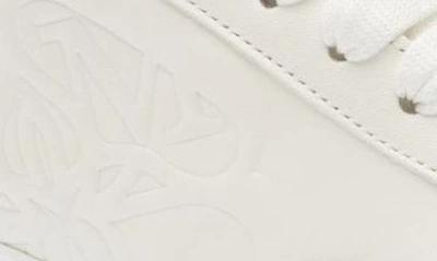 Shop Alexander Mcqueen Sprint Runner Seal Quilted Sneaker In White/ White