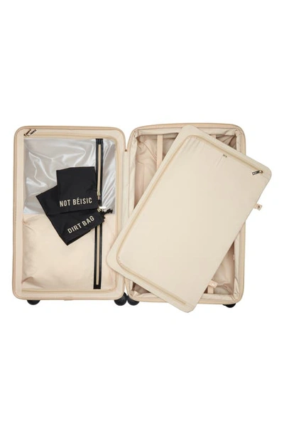 Beis The 29-inch Rolling Spinner Suitcase In Beige