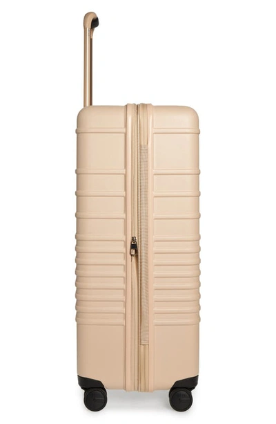 Beis The 29-inch Rolling Spinner Suitcase In Beige