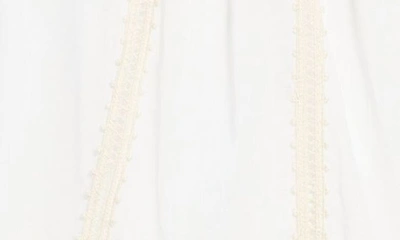 Shop Zimmermann Kids' Clover Embroidered Dress In Ivory
