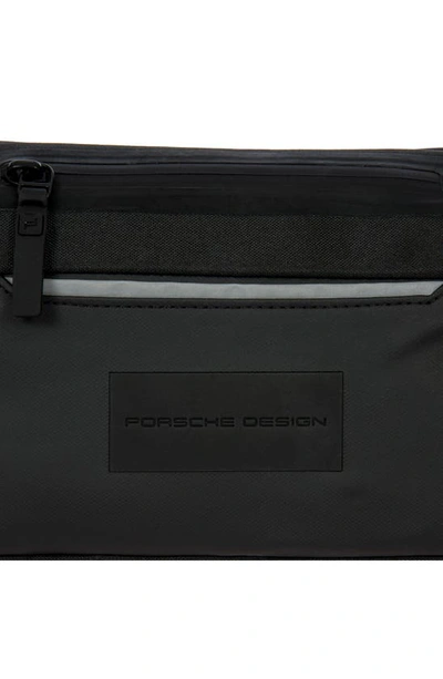 Porsche Design Water Repellent Belt/crossbody Bag In Black