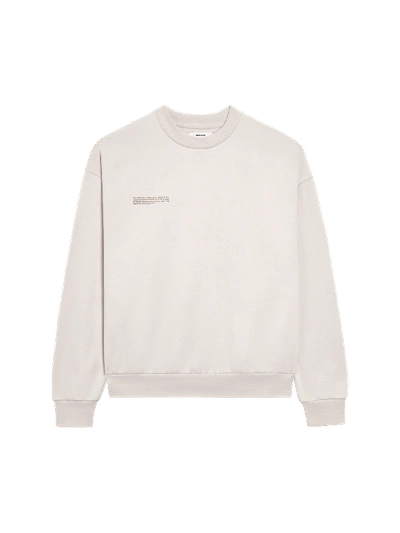 Shop Pangaia In Conversion Cotton Sweater — Cotton White L