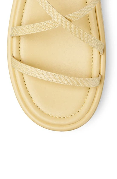Shop Stuart Weitzman Summerlift Flatform Sandal In Wheat