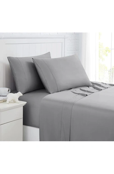 Southshore Fine Linens Premium Luxury Viscose From Bamboo Sheet Set In Steel Grey