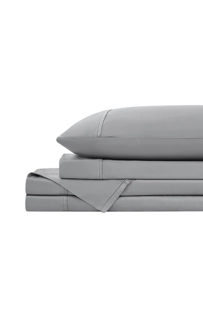 Southshore Fine Linens Premium Luxury Viscose From Bamboo Sheet Set In Steel Grey