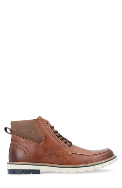 Shop Vance Co. Dalvin Lace-up Boot In Brown