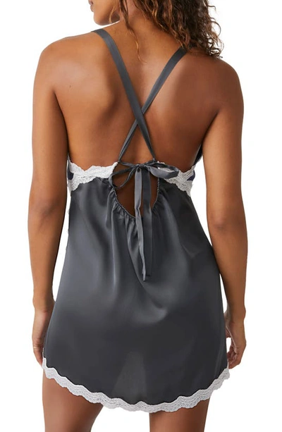 Free People Women's On The Rise Mini Slip In Jazz Berry Combo
