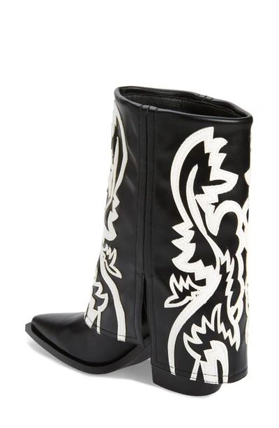Azalea Wang Esperanza Pointed Toe Boot In Black