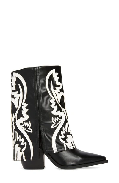 Azalea Wang Esperanza Pointed Toe Boot In Black