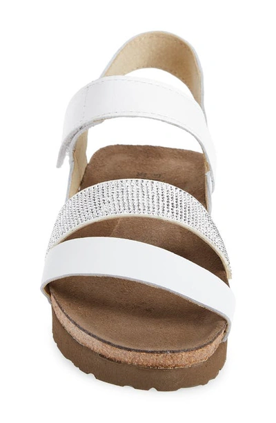 Naot 'krista' Sandal In White Leather