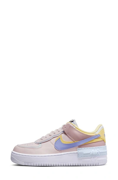 Shop Nike Air Force 1 Shadow Sneaker In Pink/ Lemon Wash/ Thistle