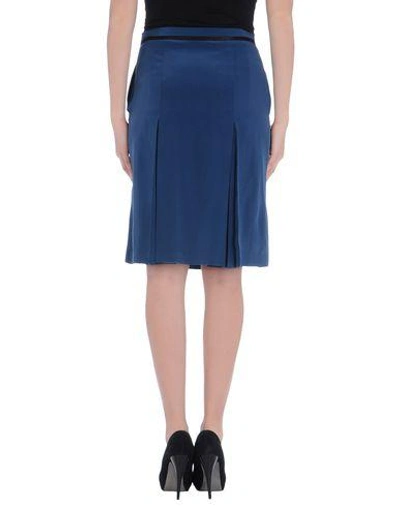 Shop Barbara Bui Knee Length Skirt In Pastel Blue