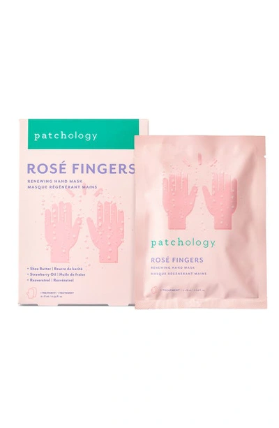 Shop Patchology Rosé Fingers Renewing Hand Mask