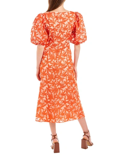 Keepsake Parallel Midi Dress In Red